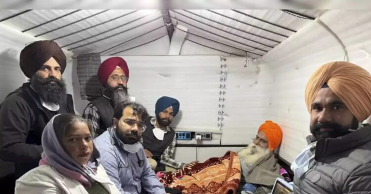 Farmer leader Jagjit Singh Dallewal's fast unto death at Punjab's Khanauri border