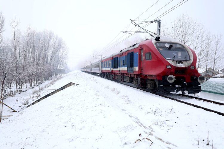 Train services from Banihal town of Jammu division to Baramulla town of the Kashmir Valley were suspended