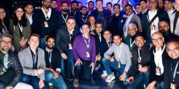 Elon Musk hosted a delegation of leading Indian business figures at SpaceX’s Starbase facility in Texas