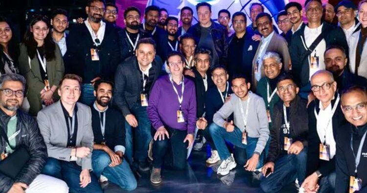 Elon Musk hosted a delegation of leading Indian business figures at SpaceX’s Starbase facility in Texas