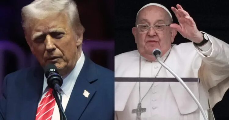 Pope Francis condemned Donald Trump’s deportation plans as a 'disgrace'