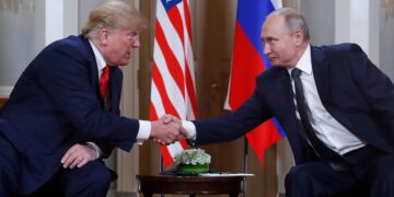 US President Donald Trump warned Russian President Vladimir Putin of imposing sanctions on Russia