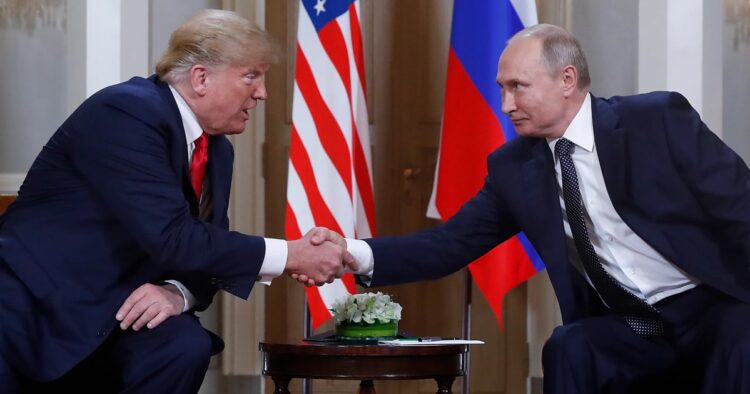 US President Donald Trump warned Russian President Vladimir Putin of imposing sanctions on Russia