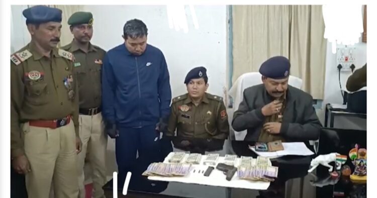 Tripura Police arrested a Bangladeshi national from Milan Circle area of Agartala city and recovered arms and ammunition from him