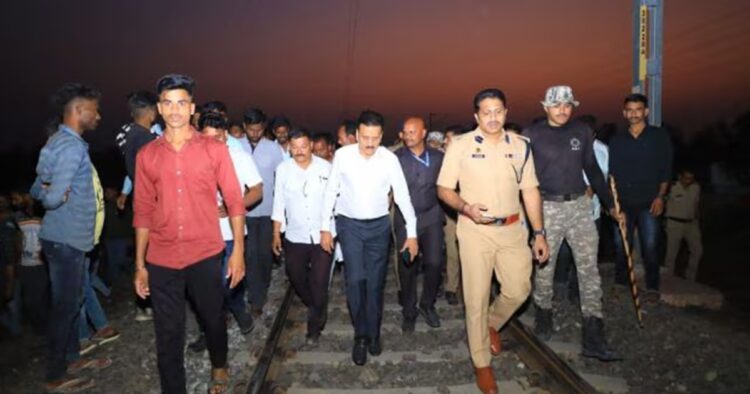 At least 13 passengers of Mumbai-bound Pushpak Express, who got off the train following an alarm chain-pulling incident