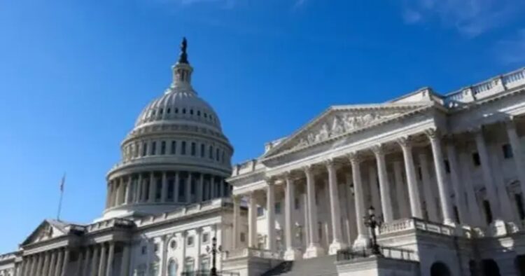 A man has been arrested carrying weapons near the US Capitol