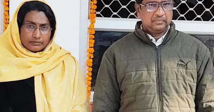 Uttar Pradesh Police arrested an Odisha-based missionary couple for attempting to convert Hindus to Christianity