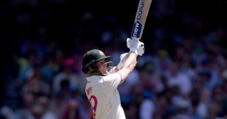 Australia's acting captain Steve Smith has become the fourth Australian batsman to complete 10,000 runs in Test cricket