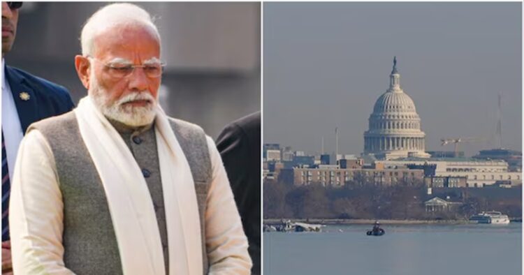 Prime Minister Narendra Modi expressed his deep sadness over the loss of lives in the Washington DC plane-helicopter collision