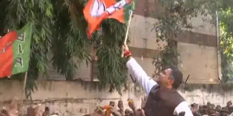 Bharatiya Janata Party’s ( BJP ) Parvesh Verma who defeated three-time Delhi Chief Minister Arvind Kejriwal