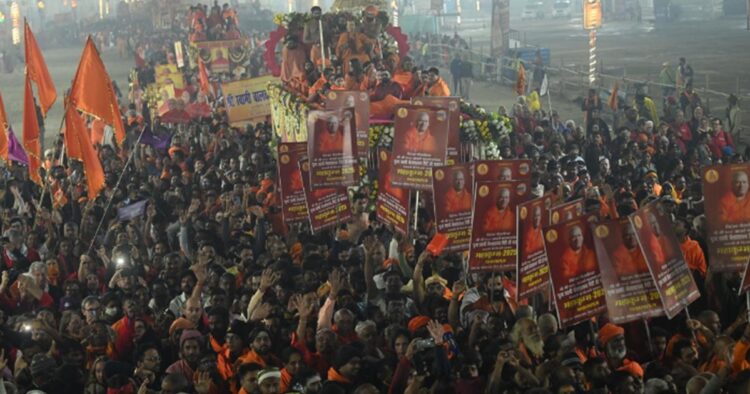 The Mahakumbh celebrated its third “Amrit Snan,” on Sunday