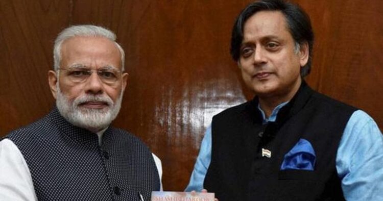 Congress MP Shashi Tharoor expressed satisfaction over Prime Minister Narendra Modi’s meeting with US President Donald Trump