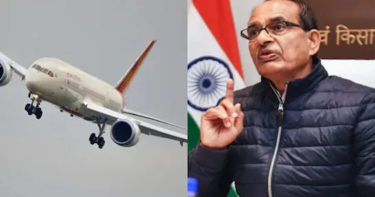 Union Minister Shivraj Singh Chouhan took to social media to share his experience while traveling with Air India