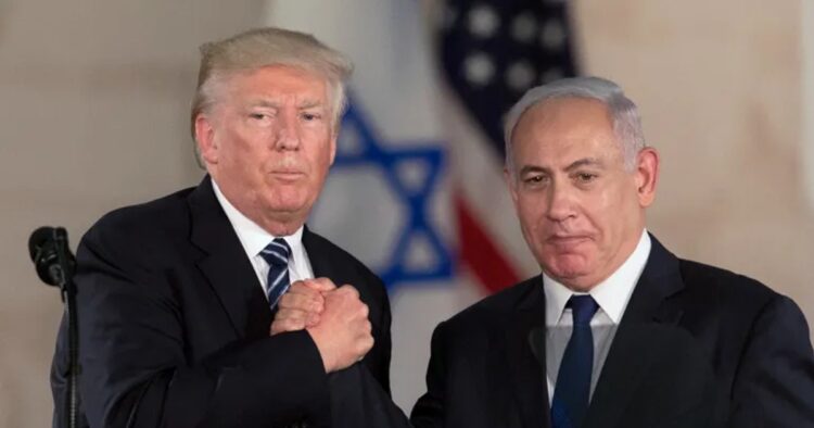 Israeli Prime Minister Benjamin Netanyahu met US President Donald Trump