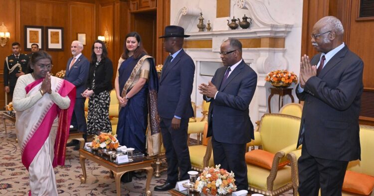 H.E. Mr Philemon Yang, President of the 79th session of the United Nations General Assembly (UNGA) called on the President of India