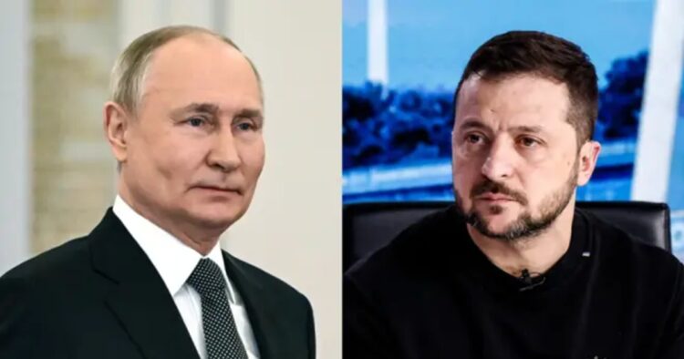 Ukrainian President Volodymyr Zelenskyy has accused Russian President Vladimir Putin (PC: AP)