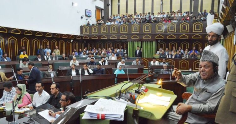 The Jammu and Kashmir Legislative Assembly today unanimously passed the recommendations of the Business Advisory Committee (PC: Greater Kashmir)