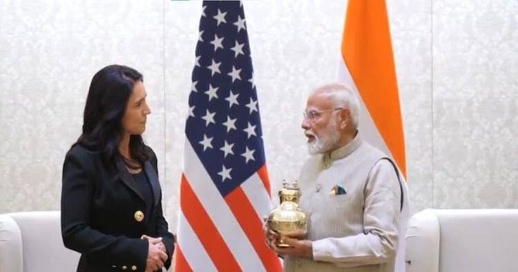 Prime Minister Narendra Modi met Tulsi Gabbard, the United States' Director of National Intelligence (PC: NDTV)