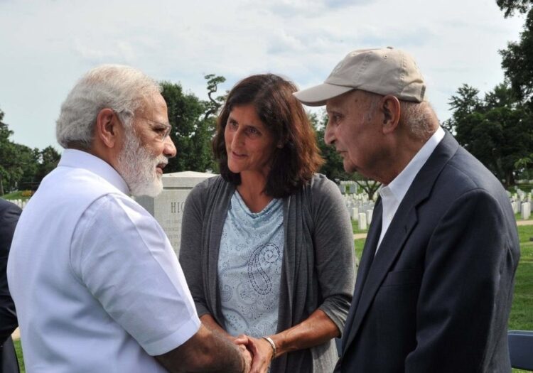 Prime Minister Narendra Modi welcomed NASA astronaut Sunita Williams (PC: Twitter)