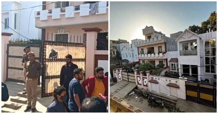 Three houses transformed into an unofficial church, gathering hundreds of Hindus for religious activities