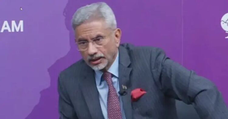 External Affairs Minister S. Jaishankar has stated that resolving the Jammu & Kashmir issue needs Pakistan to return the land