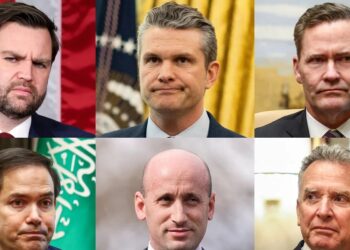 JD Vance, Pete Hegseth, Michael Waltz, Steve Witkoff, Stephen Miller and Marco Rubio.  (Image- Reuters, AP)