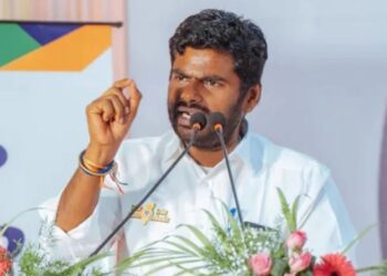 K. Annamalai has confirmed that he is stepping down as the Tamil Nadu president of the Bharatiya Janata Party (PC: Business Today)