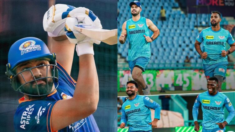 Mumbai Indians and Lucknow Super Giants will play at Ekana Cricket Stadium on Friday (@mipaltan/@LucknowIPL)