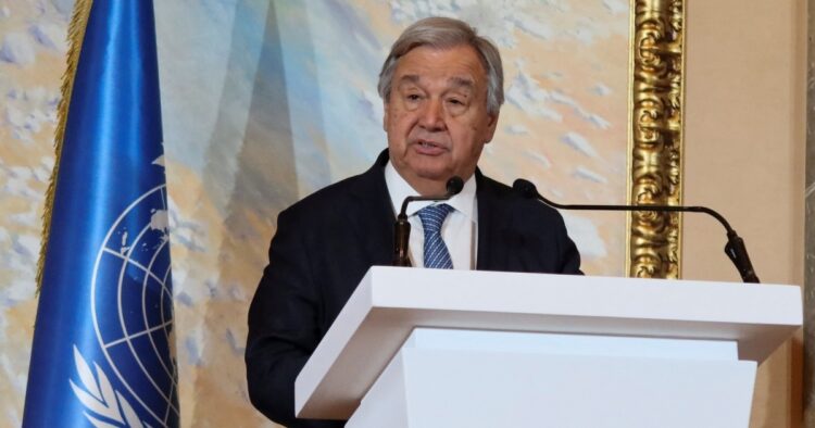 UN Secretary-General Antonio Guterres (Reuters)