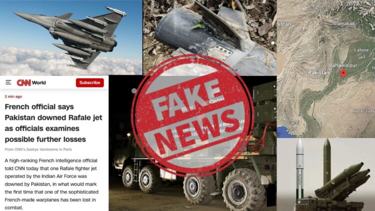 everal fake news stories have been spread on social media during the India-Pakistan war (PC- X)