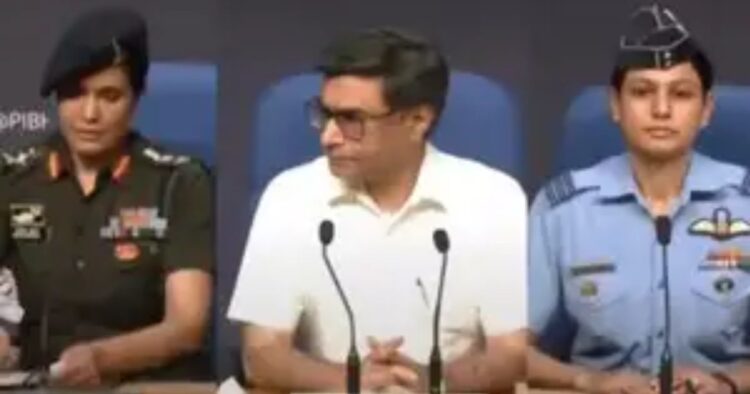 Two women officers led the press briefing on Operation Sindoor (PC: The Economic Times)