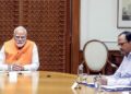 Prime Minister Narendra Modi with National Security Advisor Ajit Doval in New Delhi (PC: ANI)