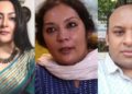 Arfa Khanum Sherwani, Saba Naqvi, Pratik-Sinha (PC: OpIndia)