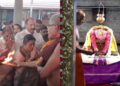 Prayers being offered at a temple in Karnataka (PC: ETV Bharat)