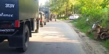 Encounter breaks out between security forces and terrorists (PC: Republic World)