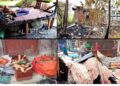 Hindu homes set on fire by Muslim mob in Jessore (PC: OpIndia)