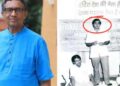 G Mohan Gopal in 2023 and his picture as NSUI President (PC: OpIndia)