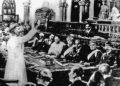 Indian freedom fighter Bal Gangadhar Tilak on trial for sedition in 1908. (PC: The Hindu)